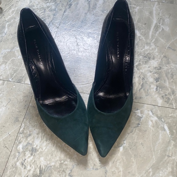 Size 37 1/2 elietahari heel in green and black - Picture 4 of 7